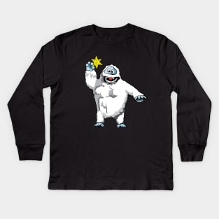 Abominable Snow Monster Bumble Kids Long Sleeve T-Shirt